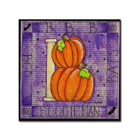 Maureen Lisa Costello 'Halloween B' Canvas Art,14x14